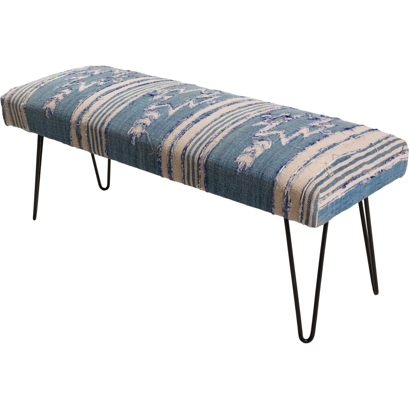 Benny Bench Dark Blue/Cream/White
