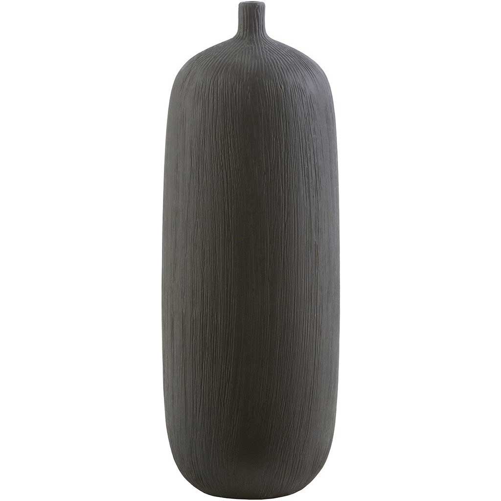 Bautista Ceramic Table Vase Black Thin
