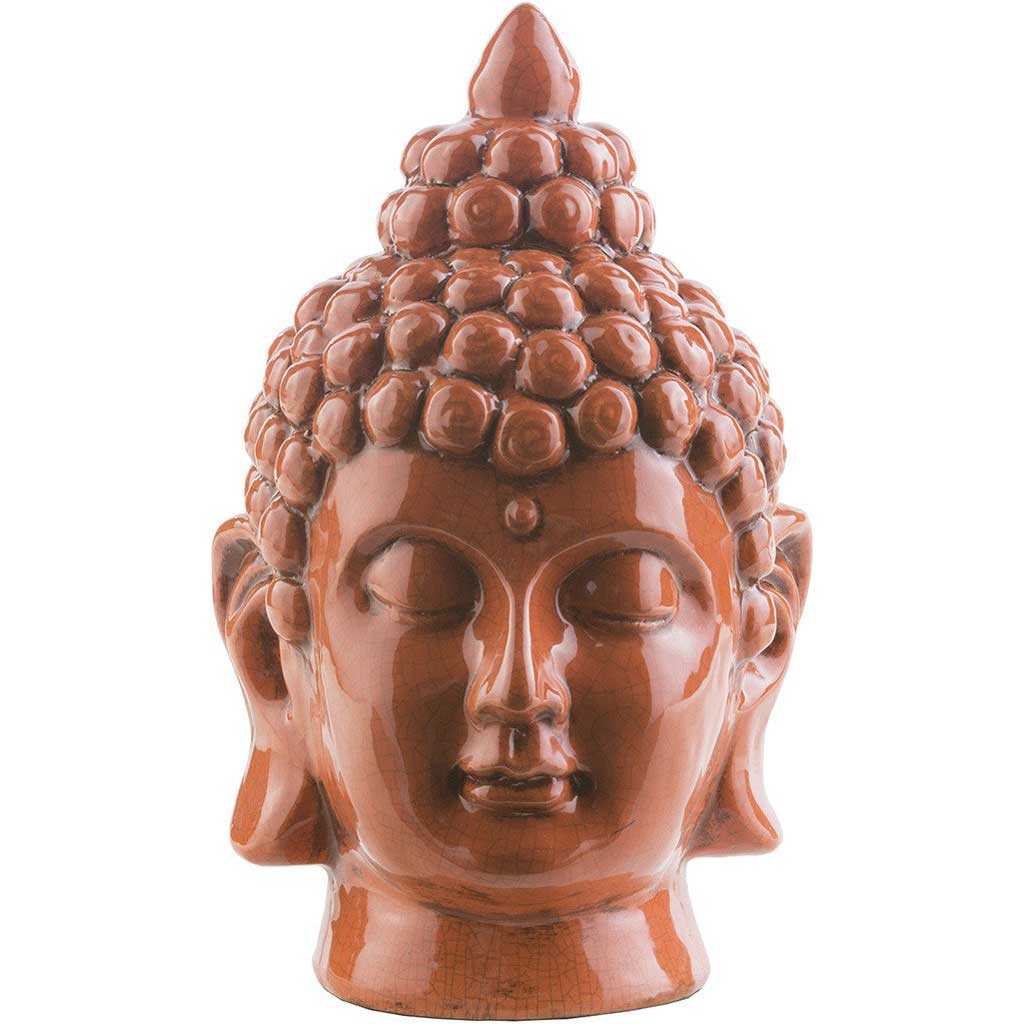 Ceramic Buddha Rust Medium