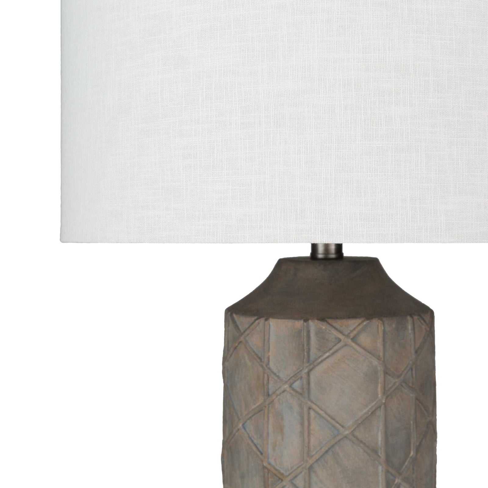 Braxton Table Lamp Camel/Ivory/Taupe