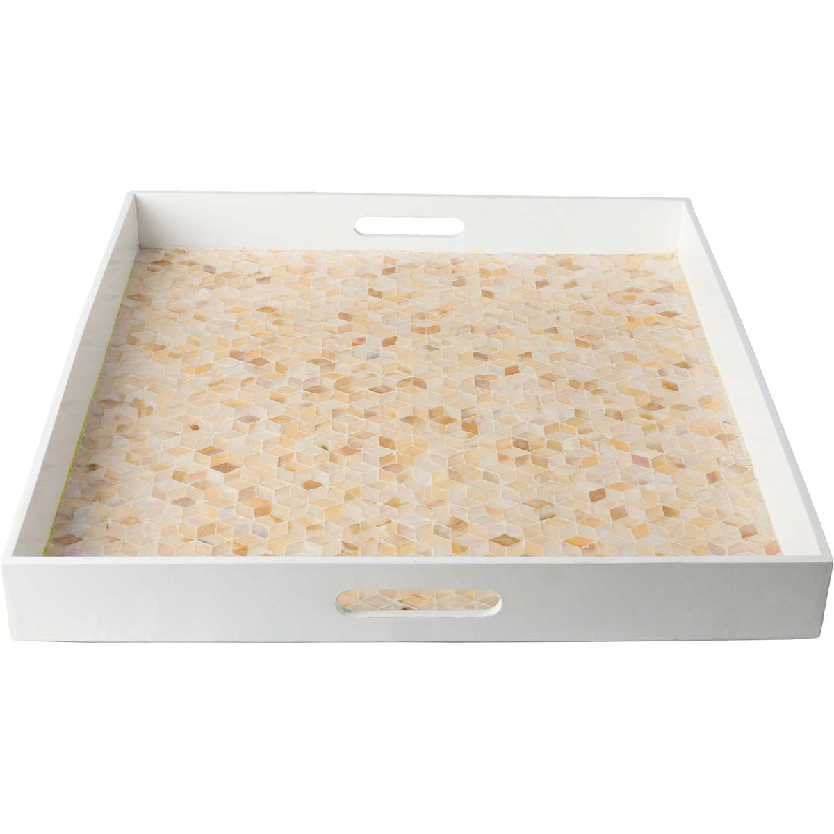 Belle Tray White/Butter/Beige
