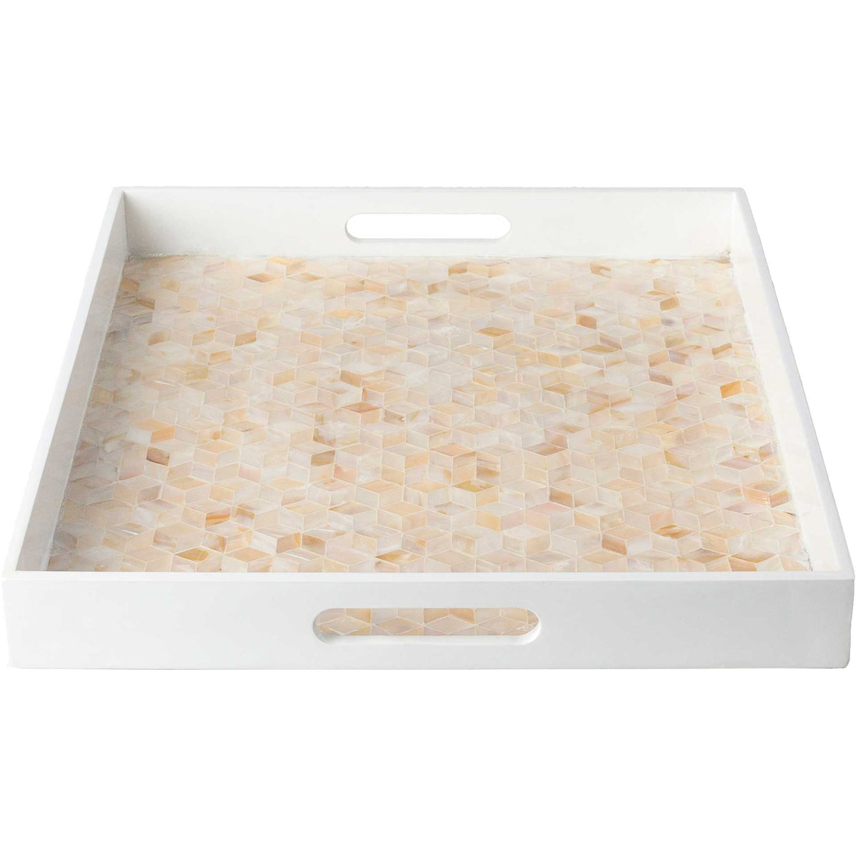 Belle Tray White/Butter/Beige