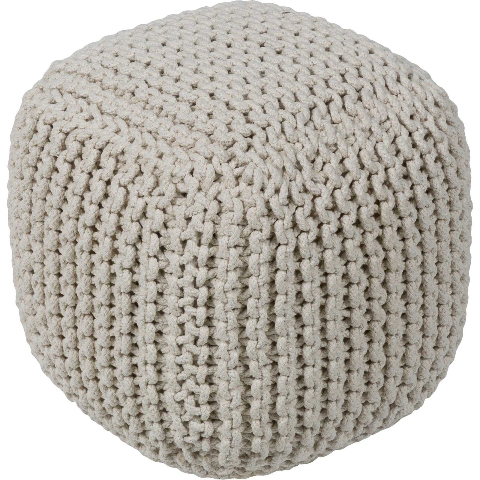 Bradley Pouf Cream