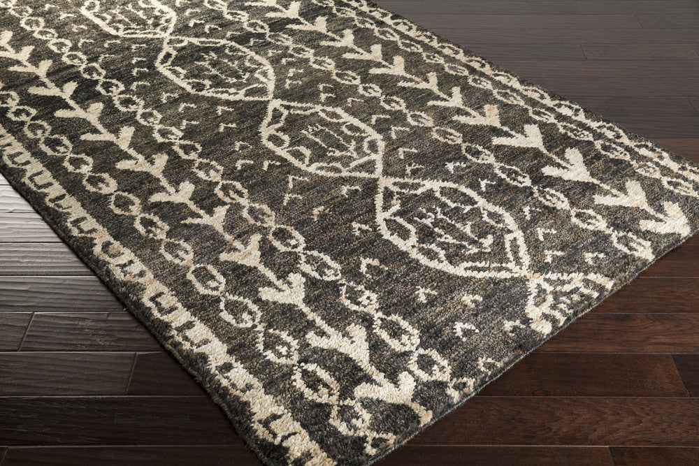 Bjorn Black/Khaki/Dark Brown Area Rug