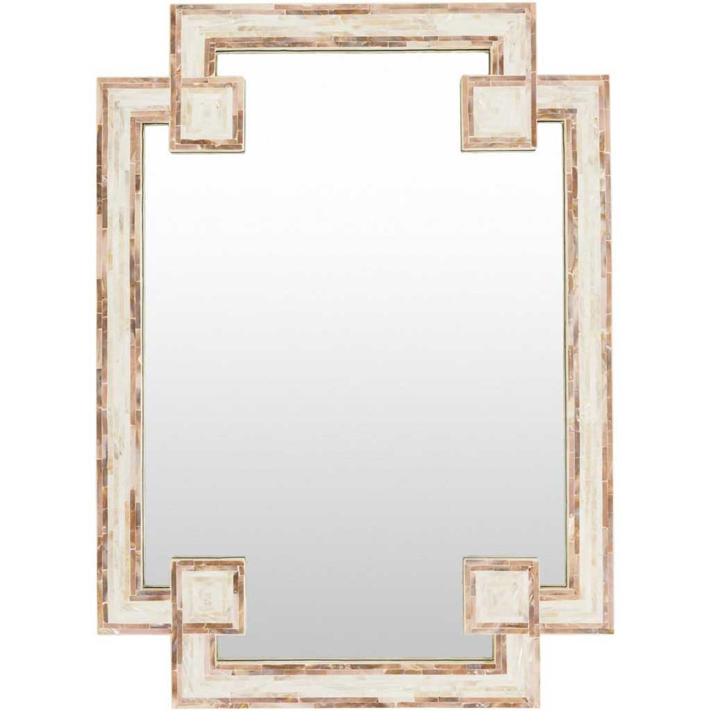 Banks Ivory/Biege Wall Mirror