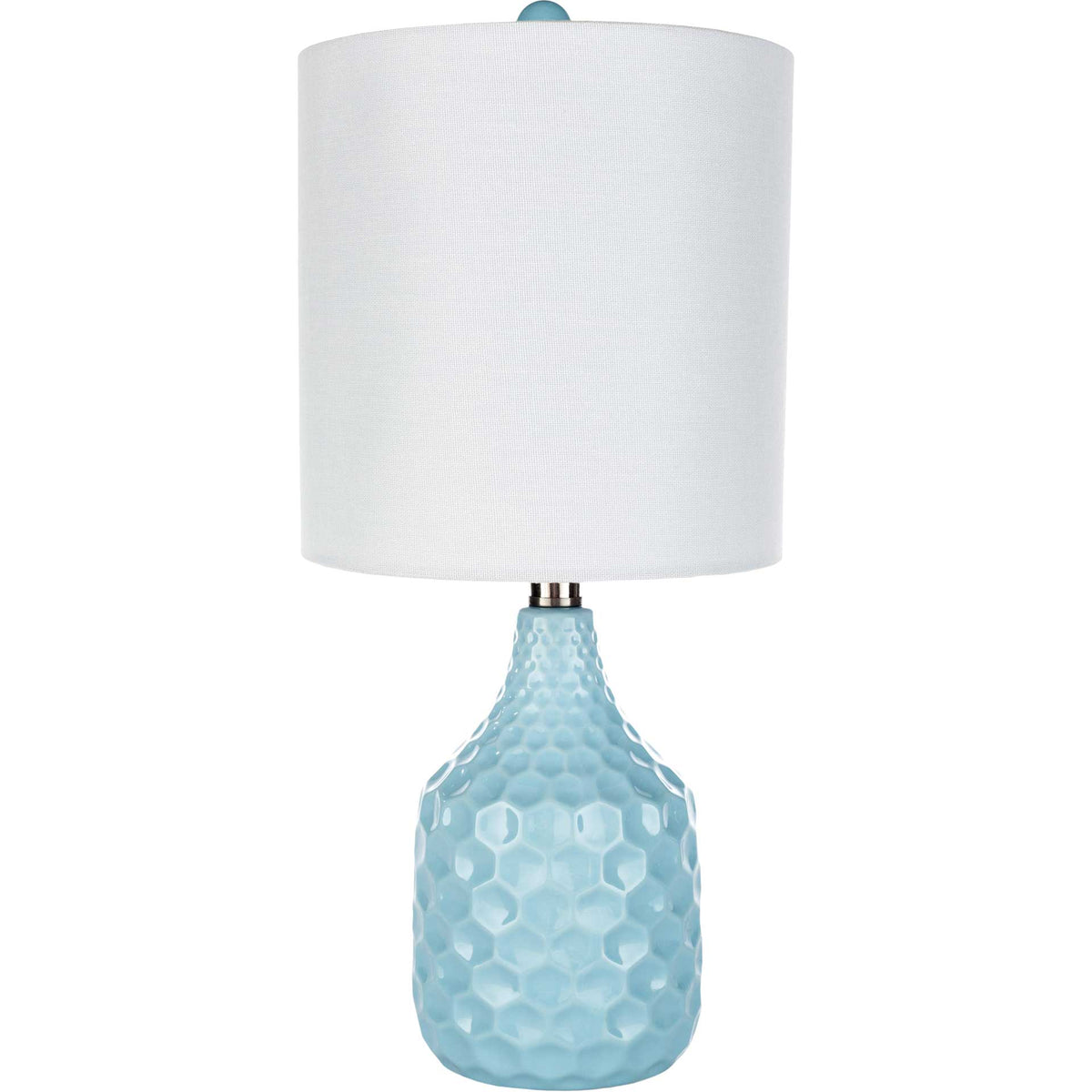 Blaze Table Lamp Aqua/White/Pale Aqua
