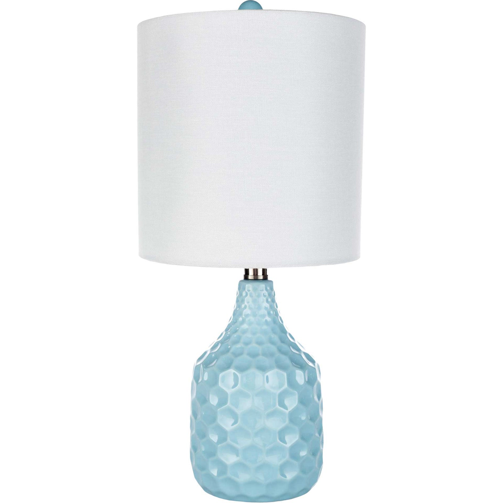 Blaze Table Lamp Aqua/White/Pale Aqua