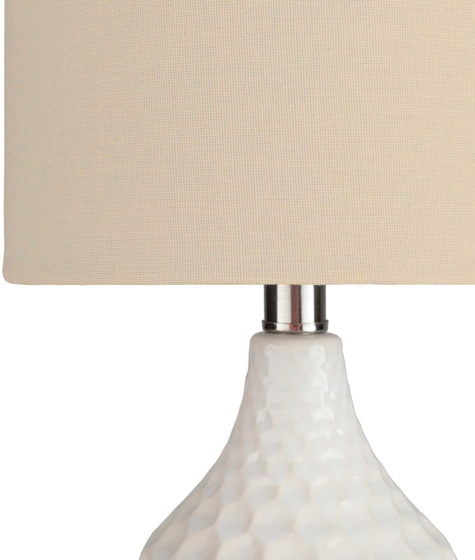 Blaze Table Lamp Ivory/White/Beige