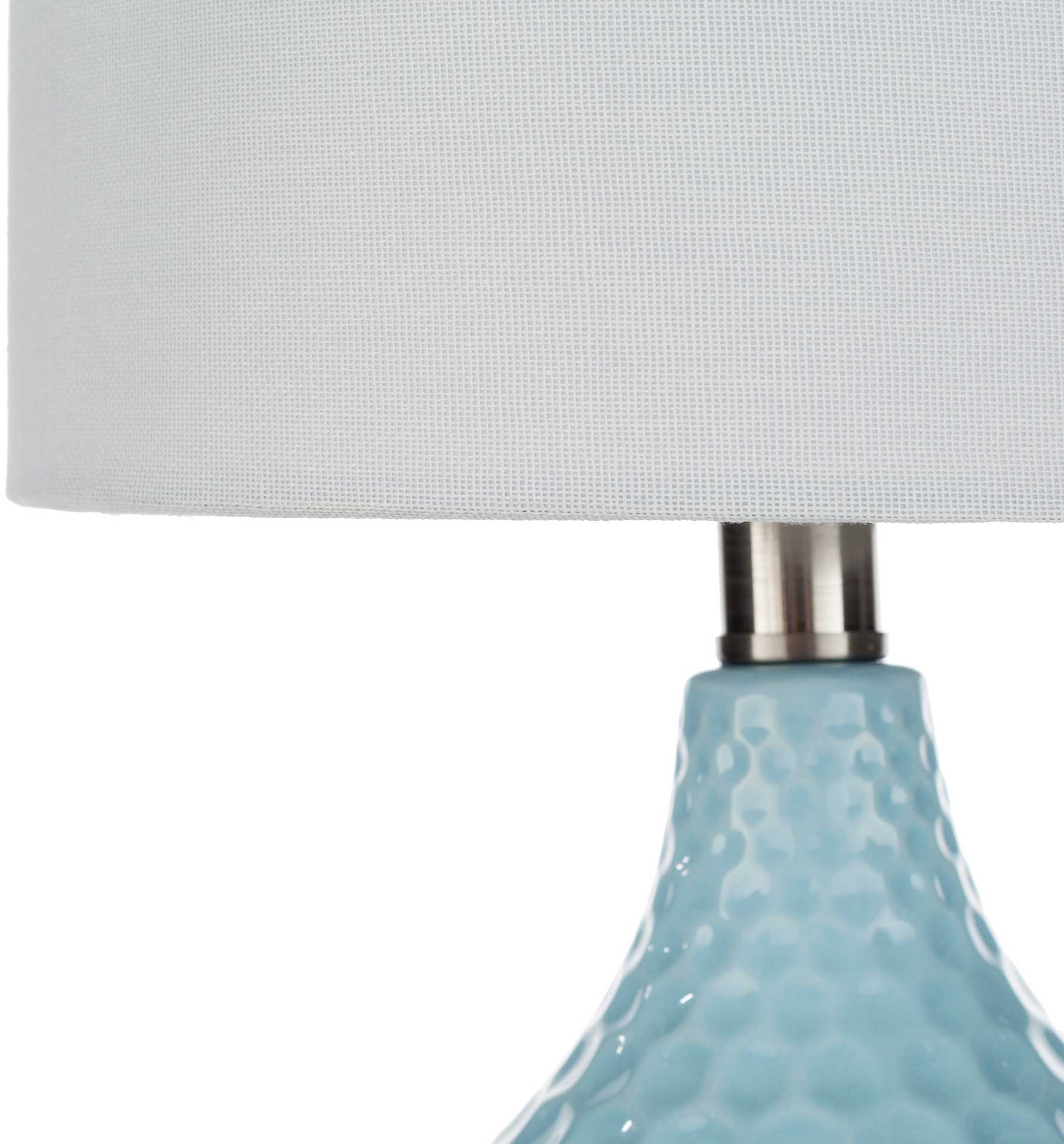 Blaze Table Lamp Aqua/White/Pale Aqua