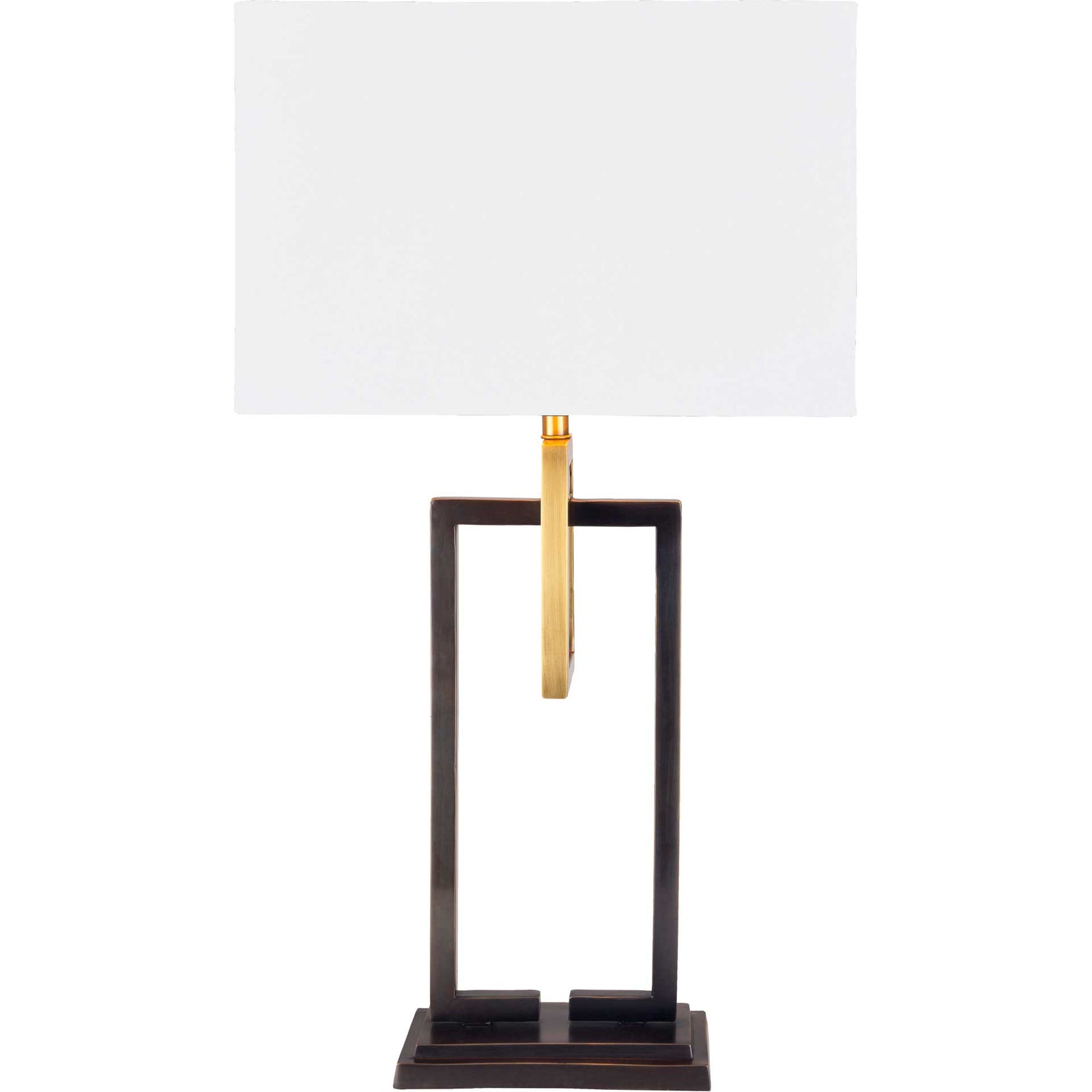 Blessing Table Lamp White/Bronze