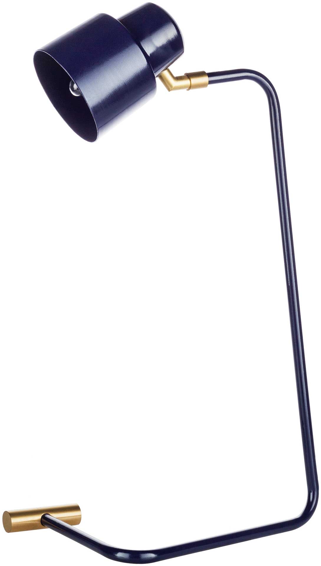 Blythe Table Lamp Violet/Navy/Brass