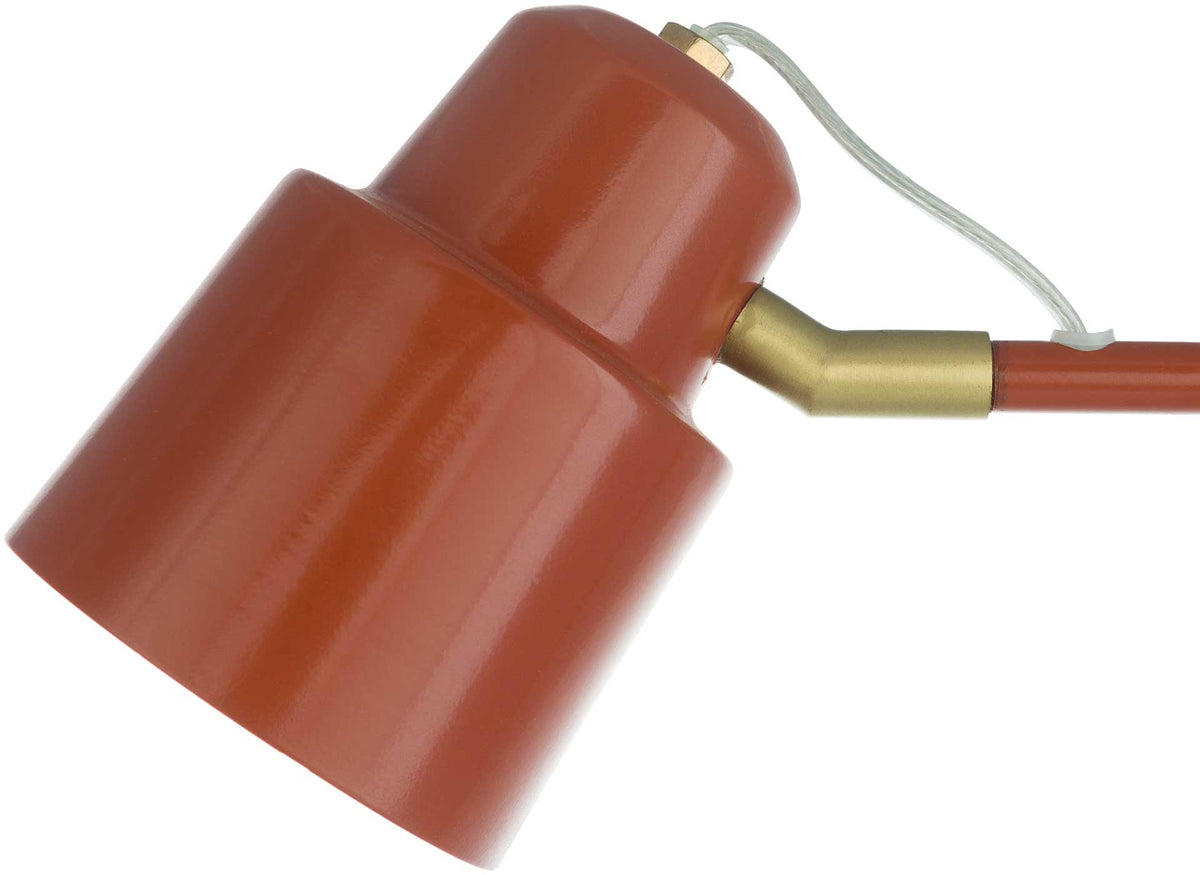 Blythe Table Lamp Burnt Orange/Orange/Brass