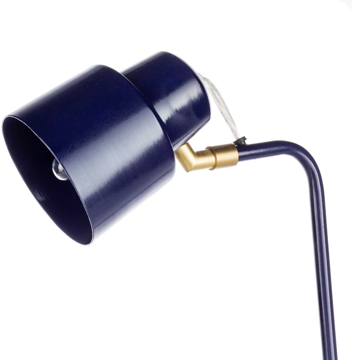Blythe Table Lamp Violet/Navy/Brass