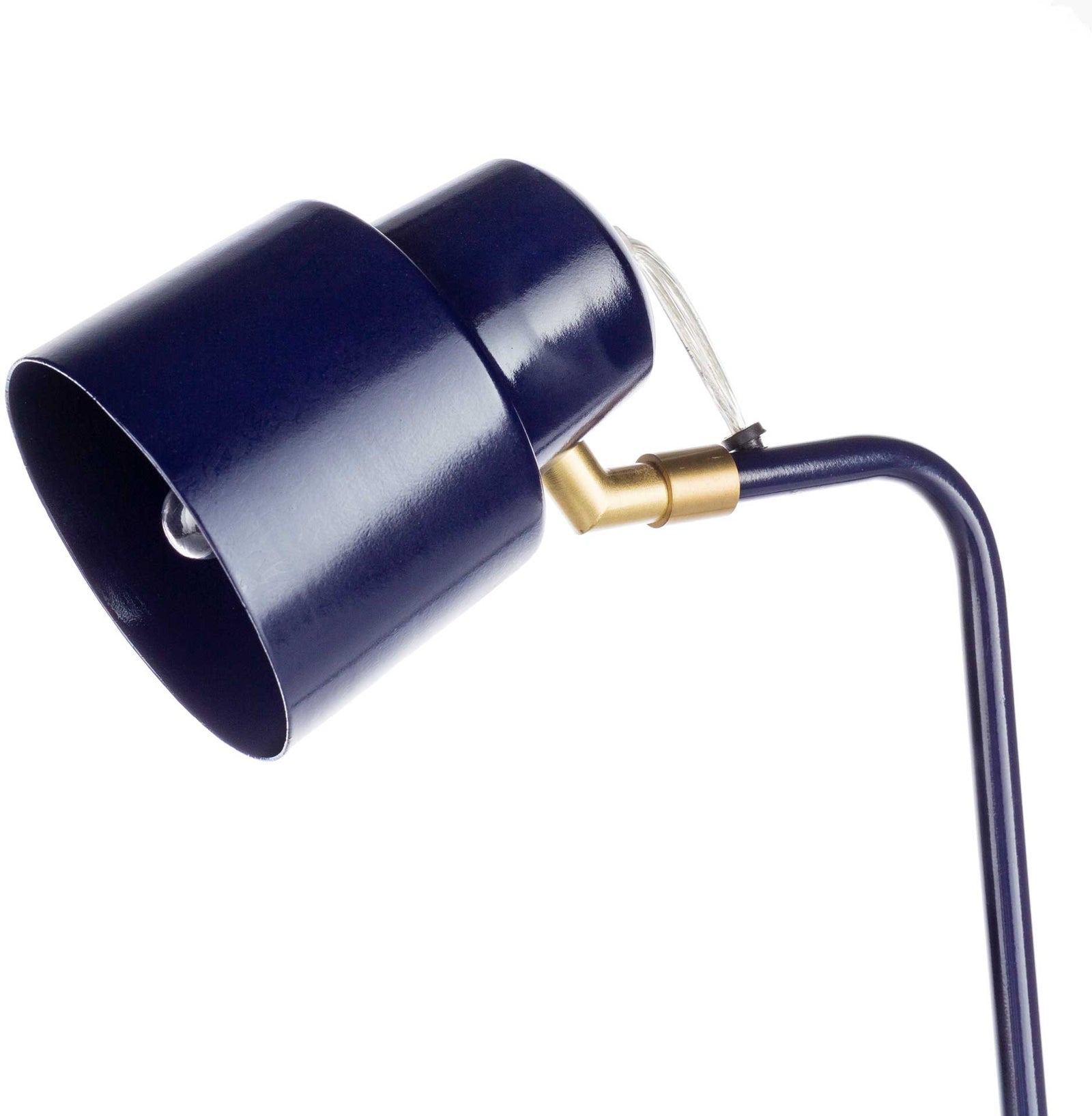 Blythe Table Lamp Violet/Navy/Brass