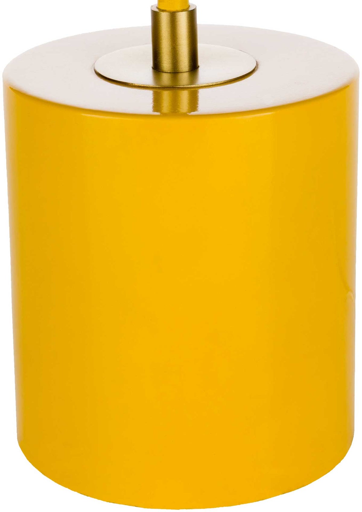 Bobby Table Lamp Bright Yellow/Yellow/Brass