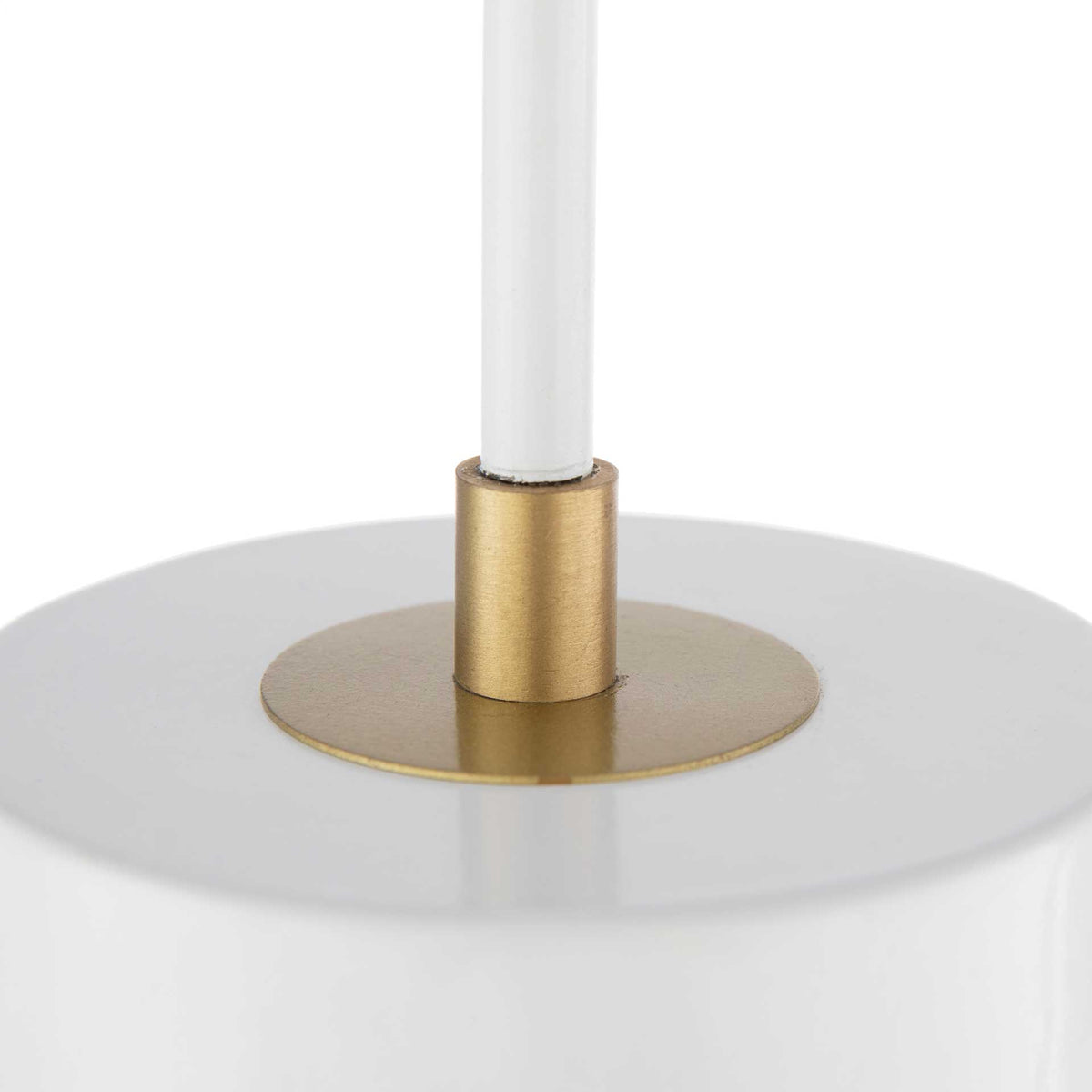 Bobby Table Lamp White/Brass