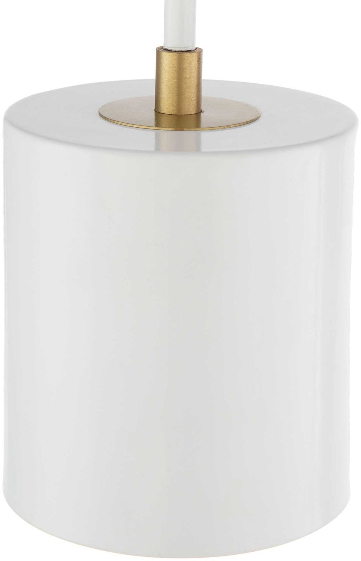Bobby Table Lamp White/Brass