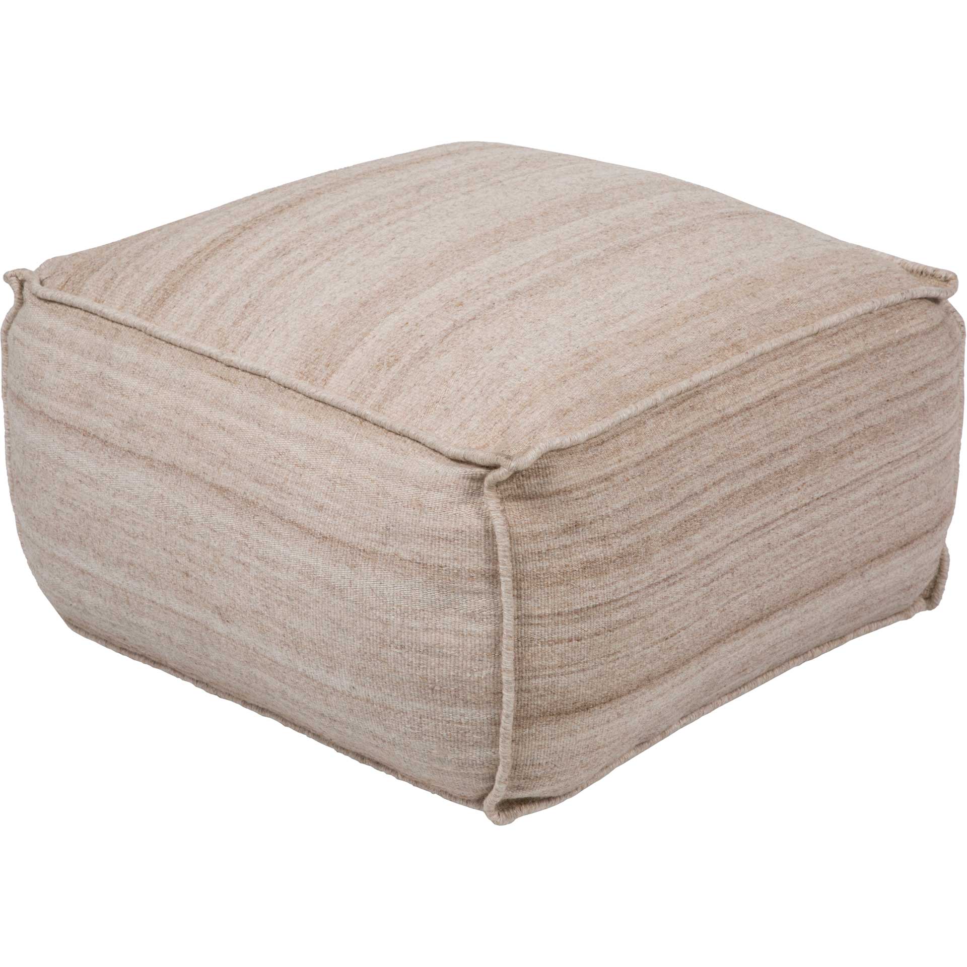 Benji Pouf Ivory/Khaki/Dark Brown