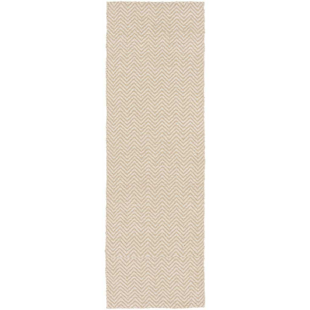 Boca Light Gray/Beige Runner Rug