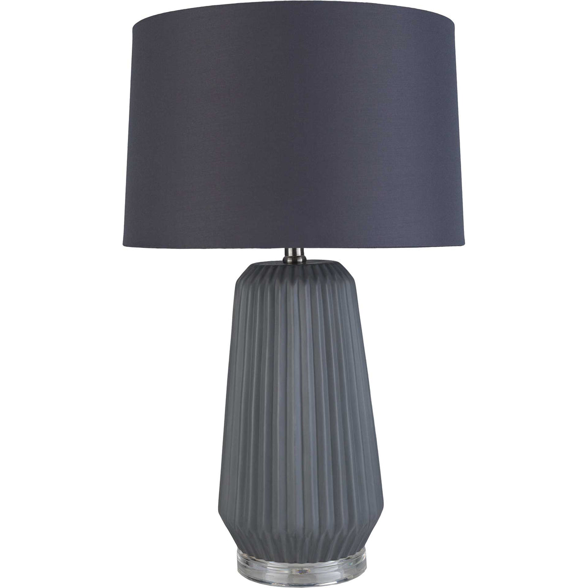 Brendan Table Lamp Charcoal/Navy/Gray