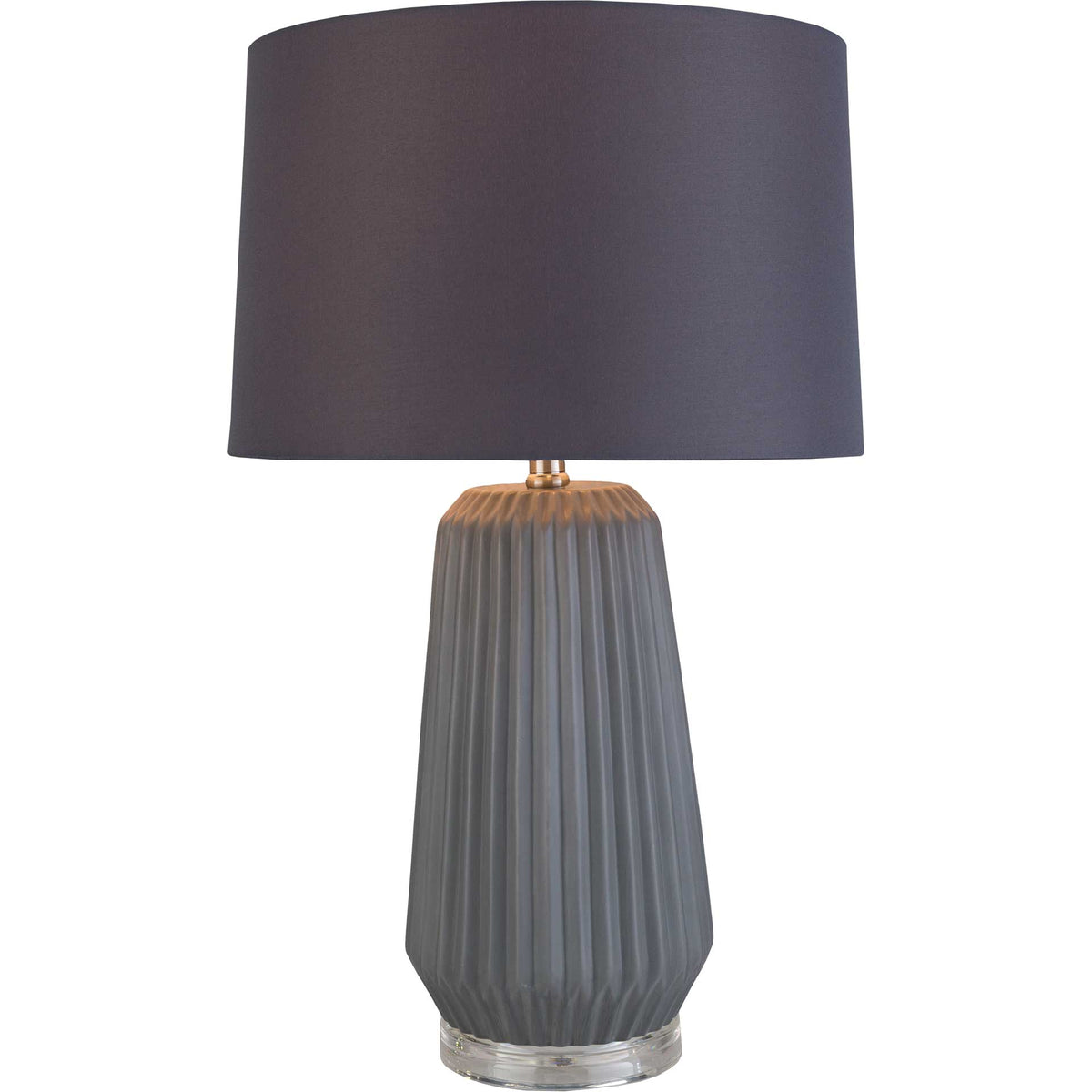Brendan Table Lamp Charcoal/Navy/Gray