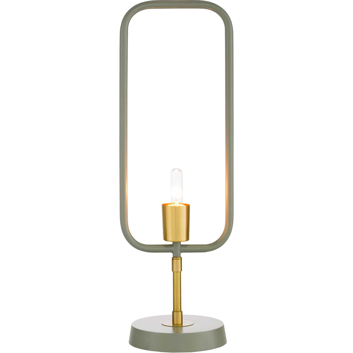 Bodhi Table Lamp Medium Gray/Brass/Gray