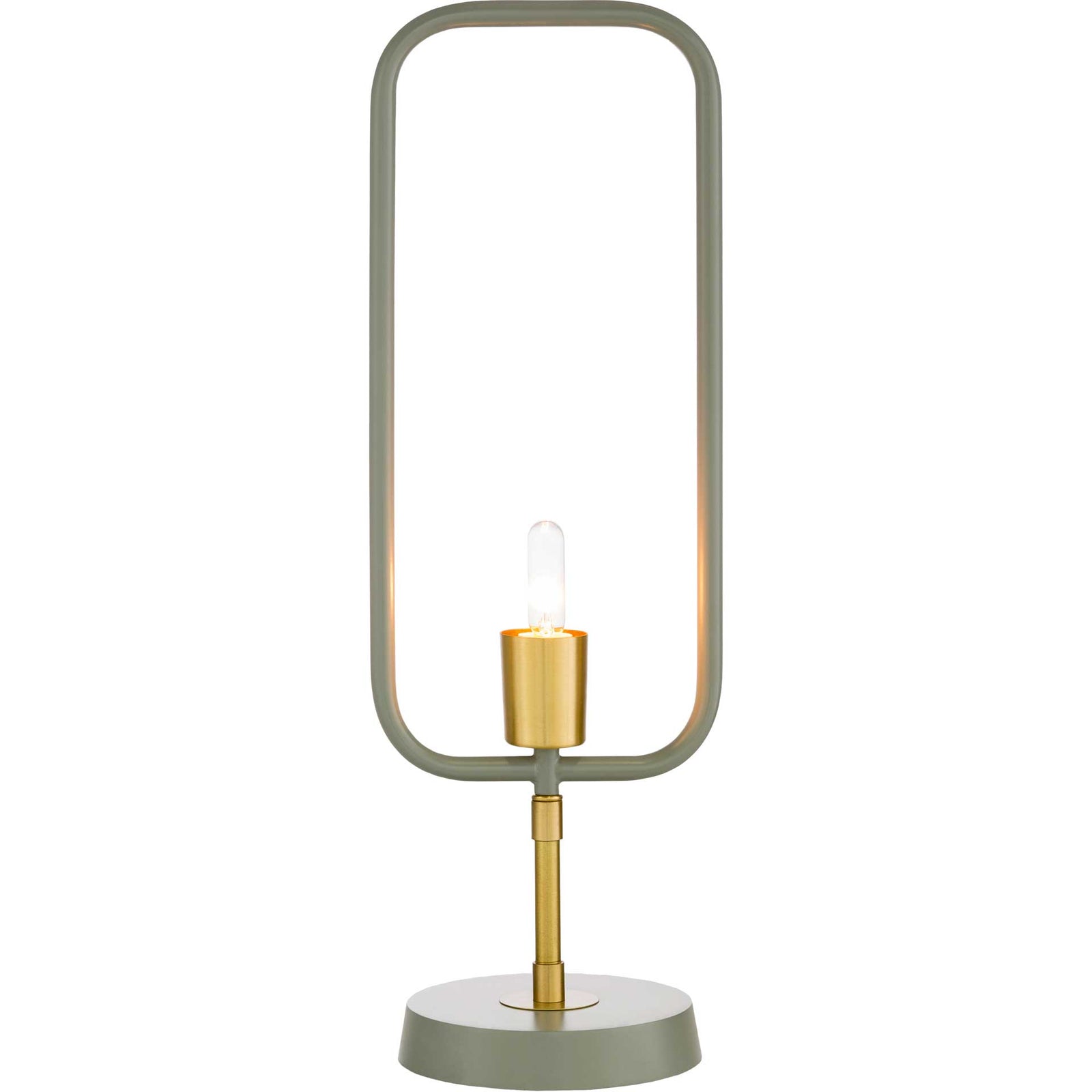 Bodhi Table Lamp Medium Gray/Brass/Gray