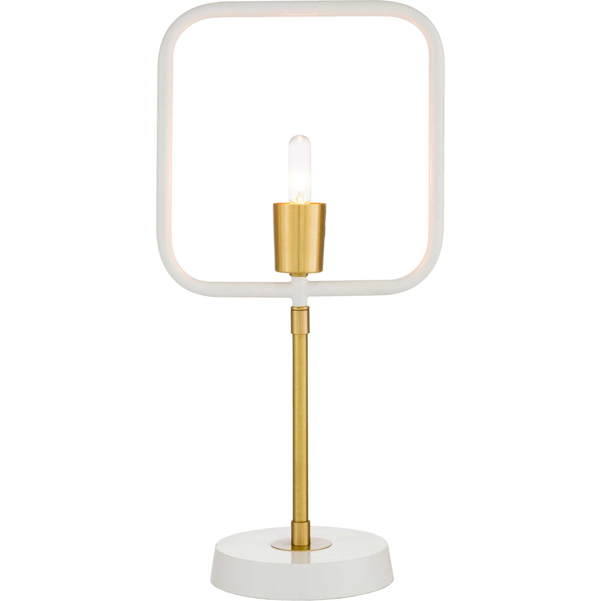 Bodhi Table Lamp White/Brass