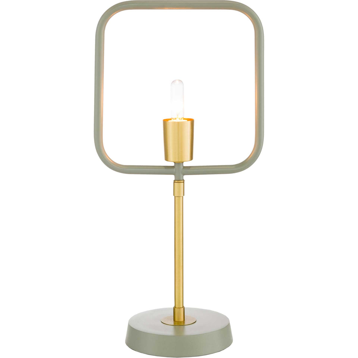 Bodhi Table Lamp Medium Gray/Gray/Brass