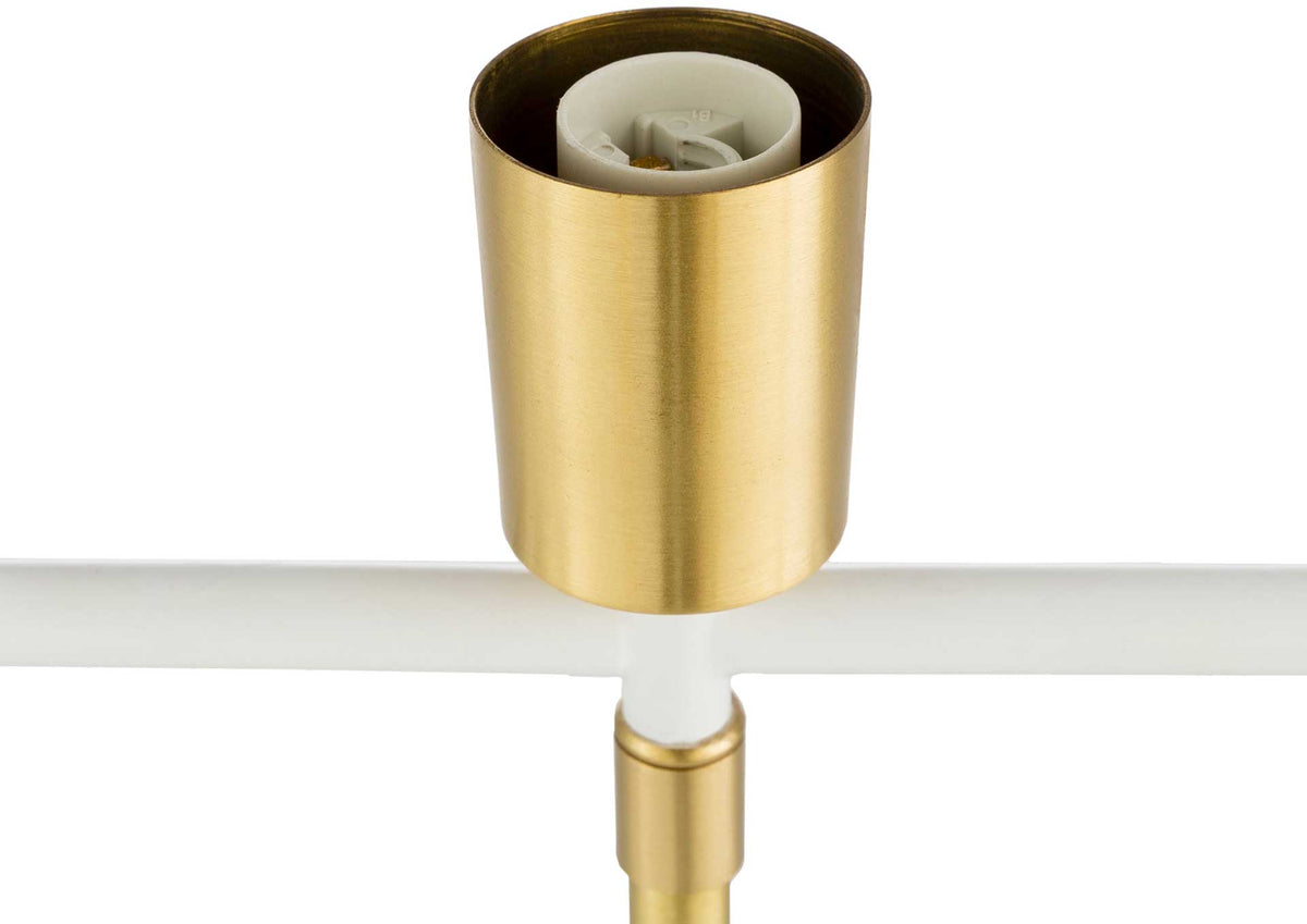 Bodhi Table Lamp White/Brass