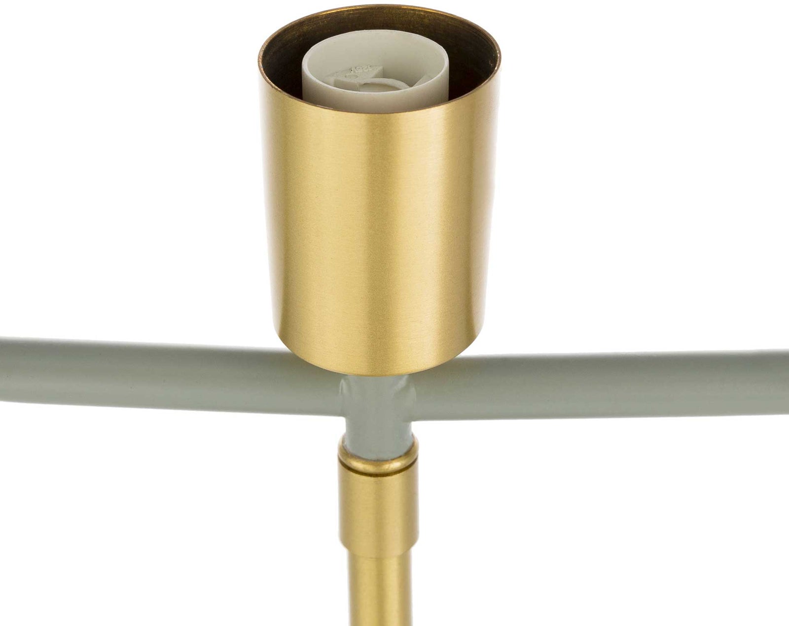 Bodhi Table Lamp Medium Gray/Gray/Brass