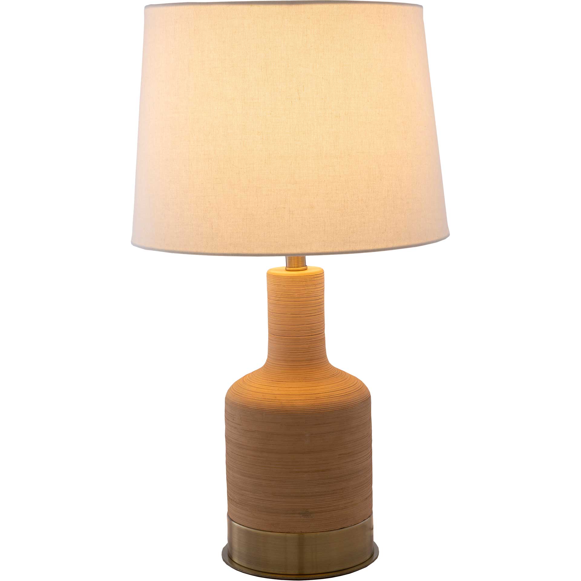 Braden Table Lamp Beige/Ivory/White