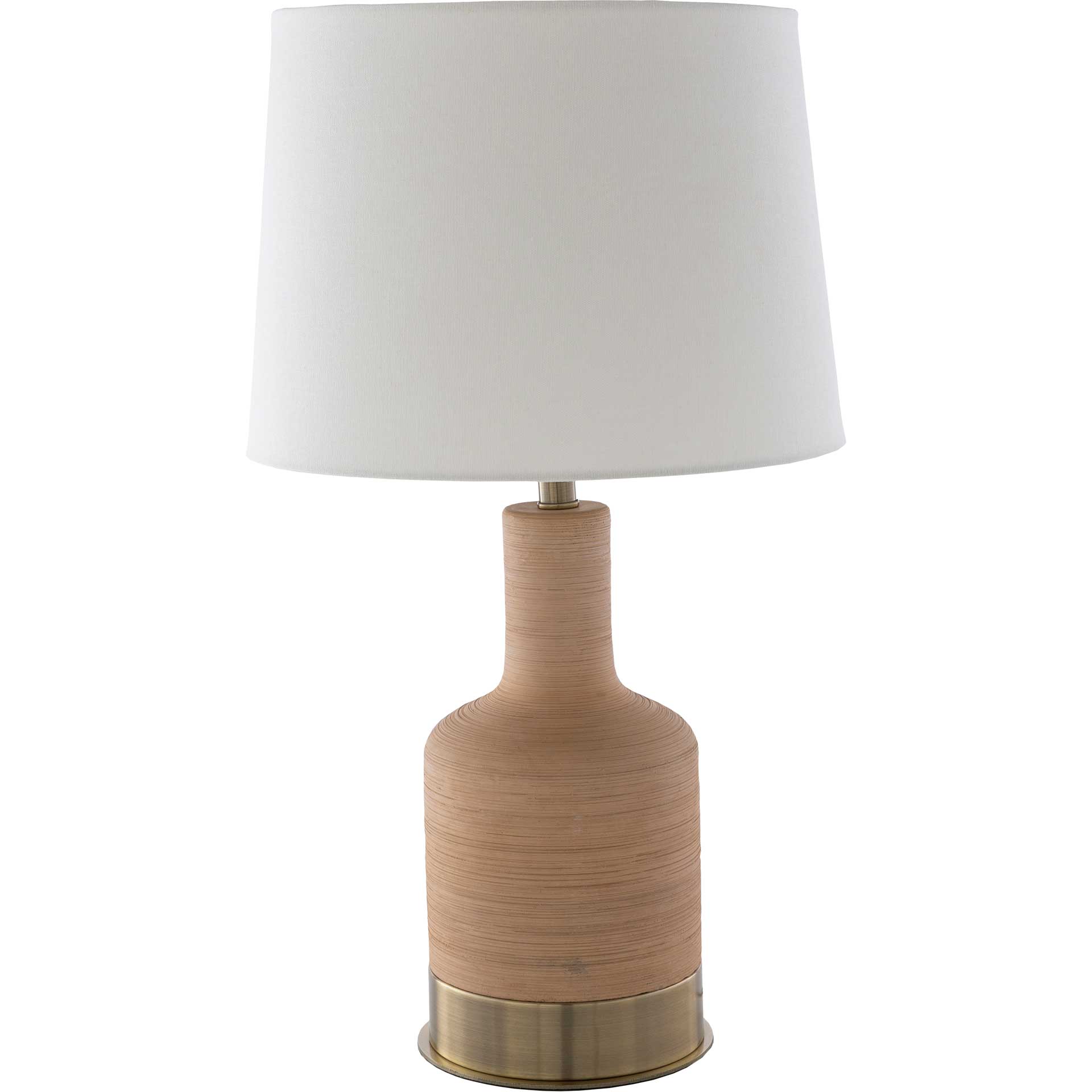 Braden Table Lamp Beige/Ivory/White