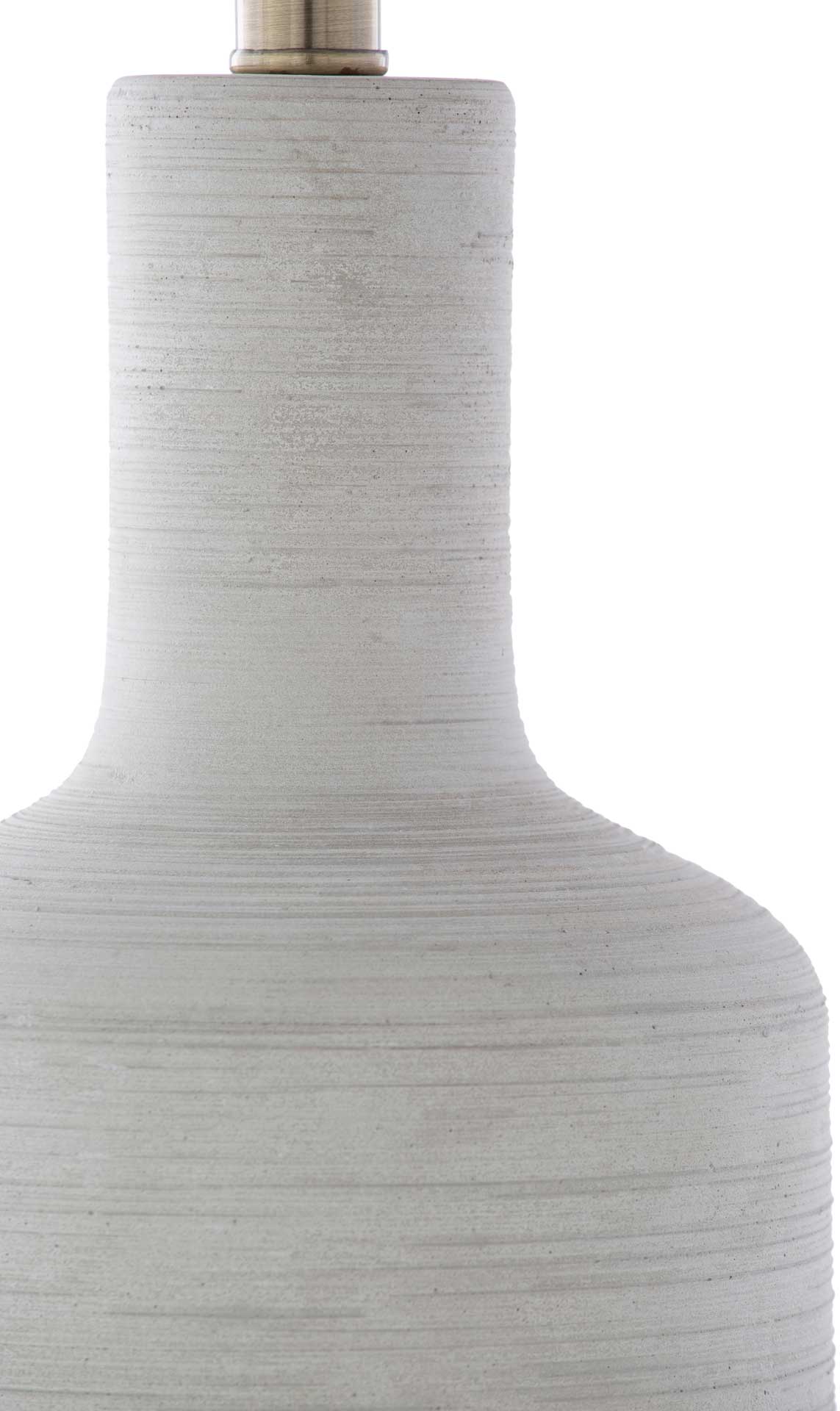 Braden Table Lamp Ivory/Light Gray/White