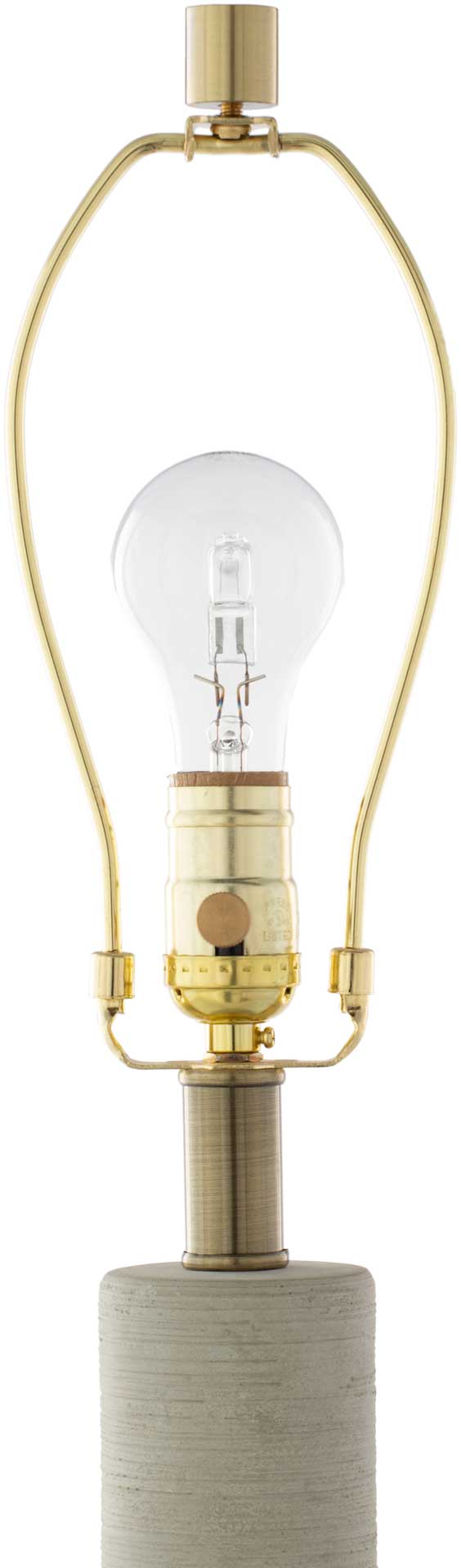 Braden Table Lamp Ivory/Light Gray/White