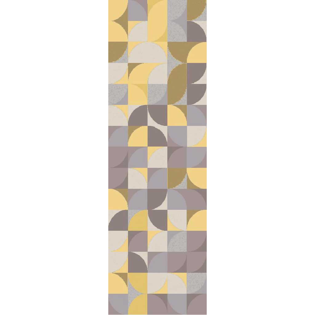Brilliance Lemon/Moss/Slate Runner Rug