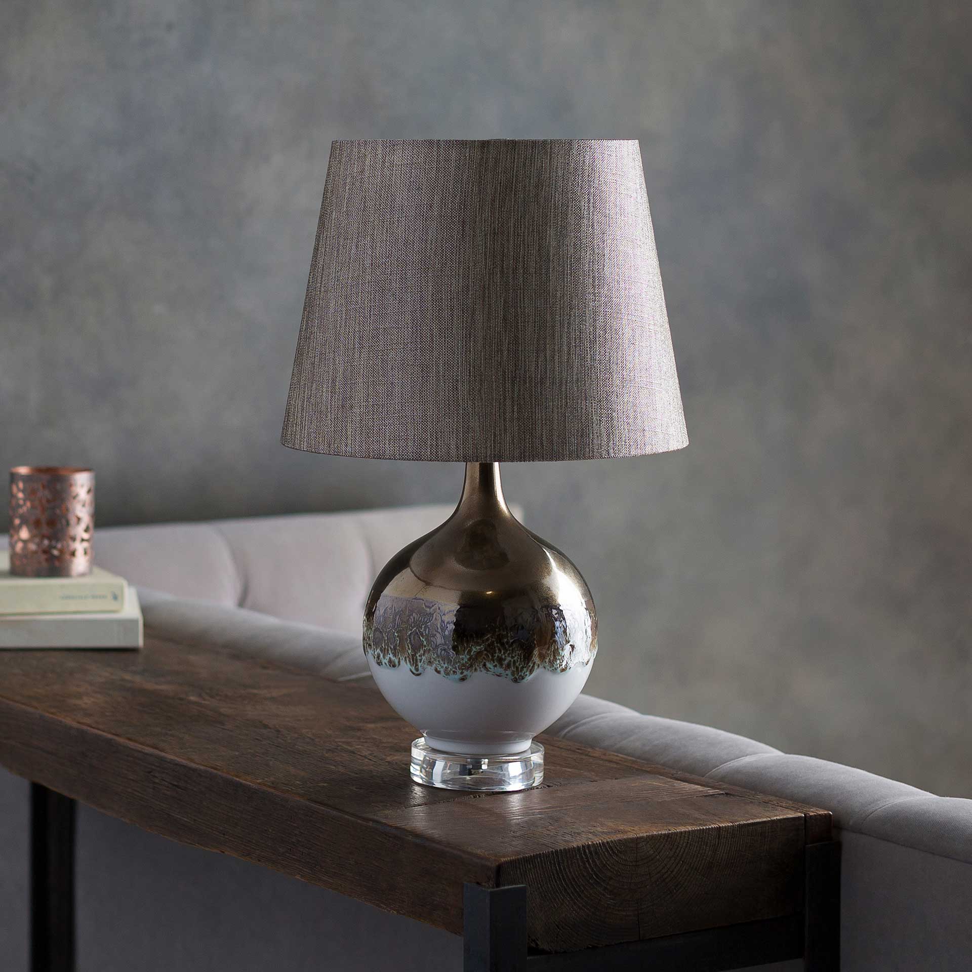 Brantley Table Lamp Camel/Copper