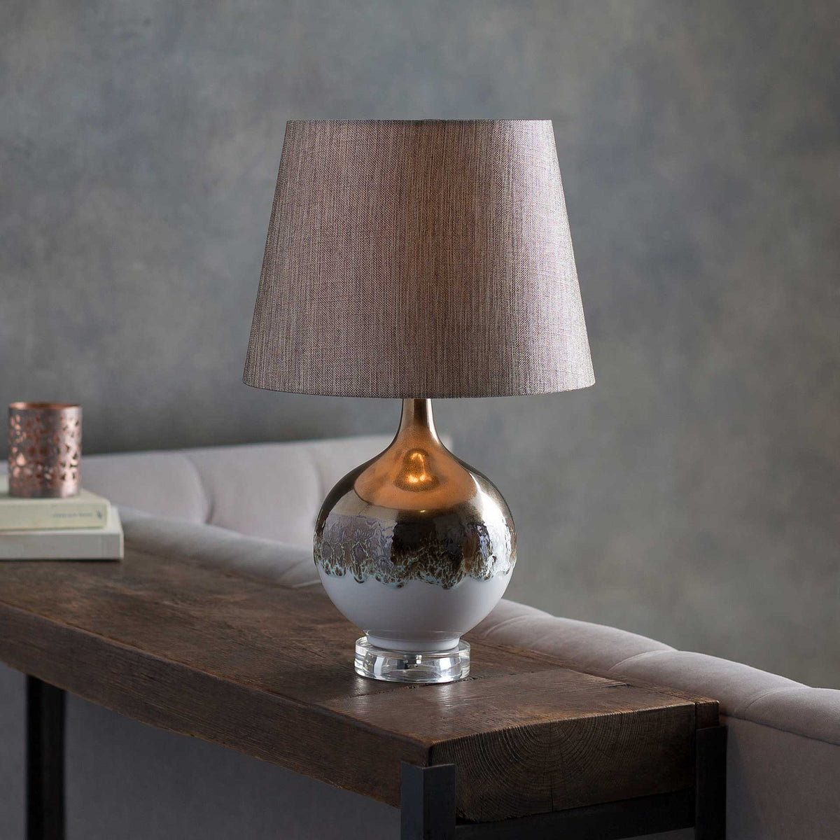 Brantley Table Lamp Camel/Copper