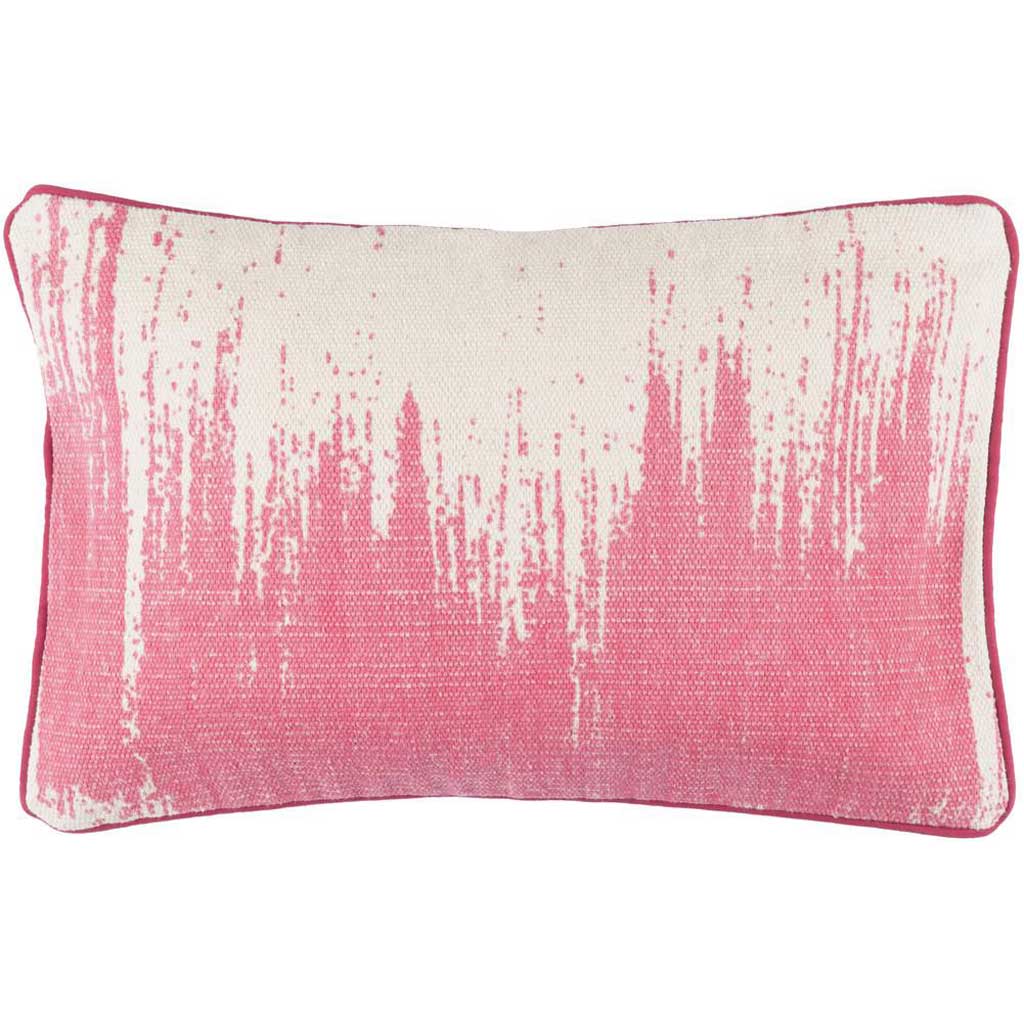 Bristle Light Gray/Hot Pink Pillow
