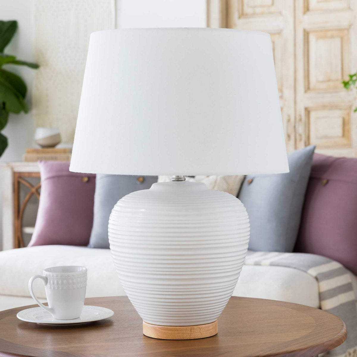 Blake Table Lamp White