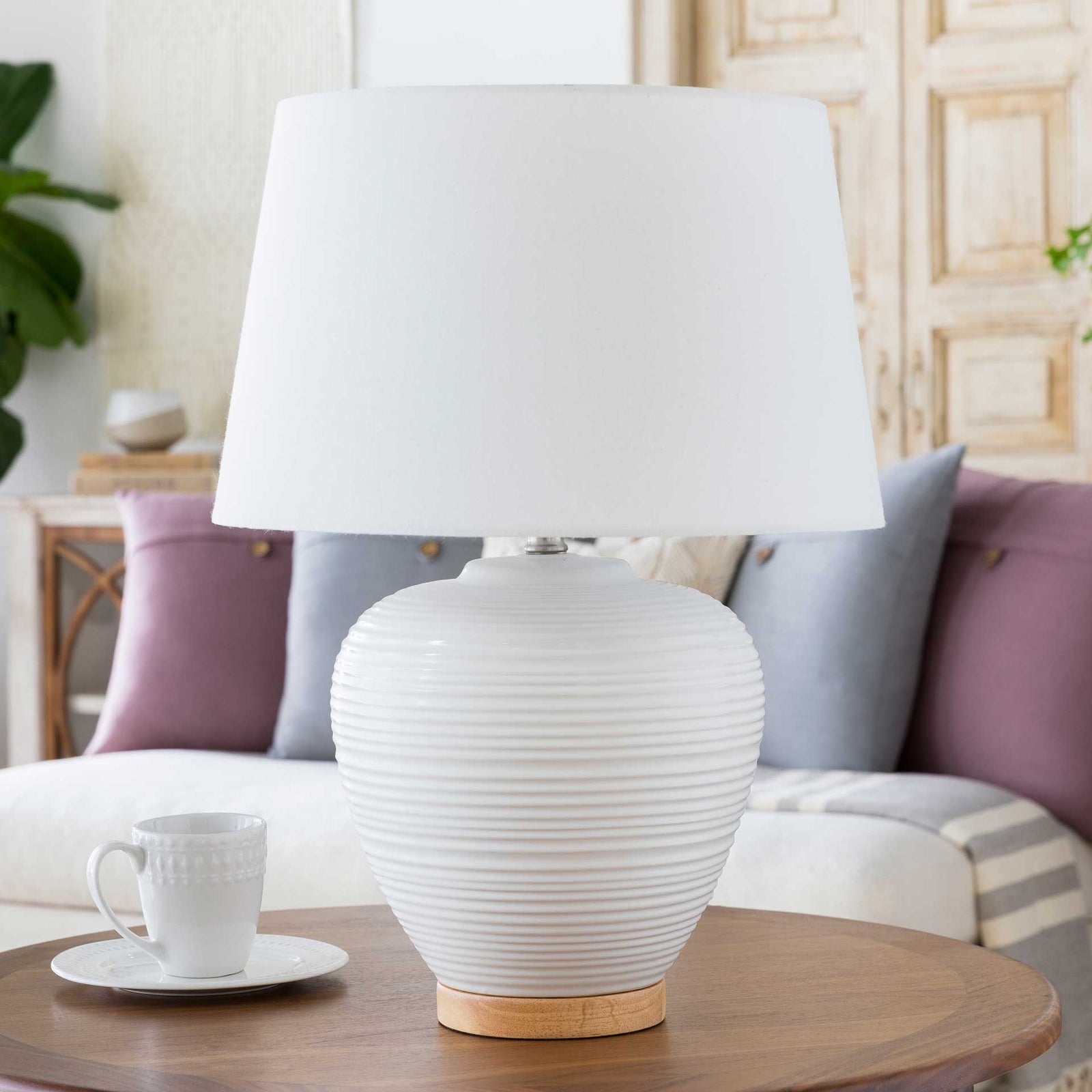 Blake Table Lamp White