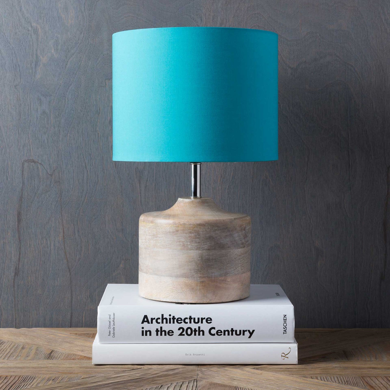 Cohen Table Lamp Aqua/Natural/Teal