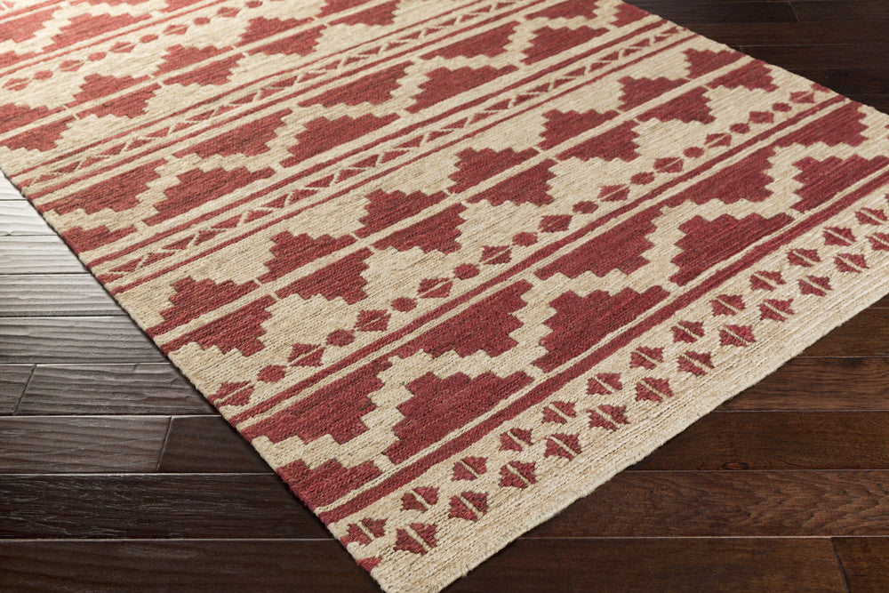 Columbia Burgundy/Beige Area Rug