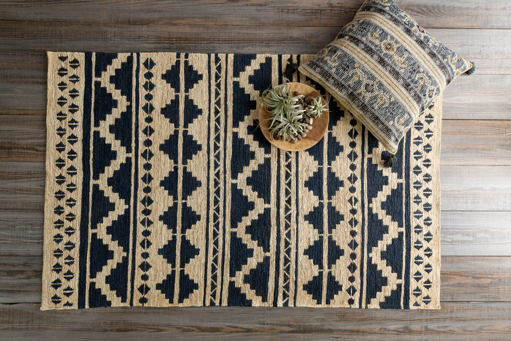 Columbia Navy/Beige Area Rug