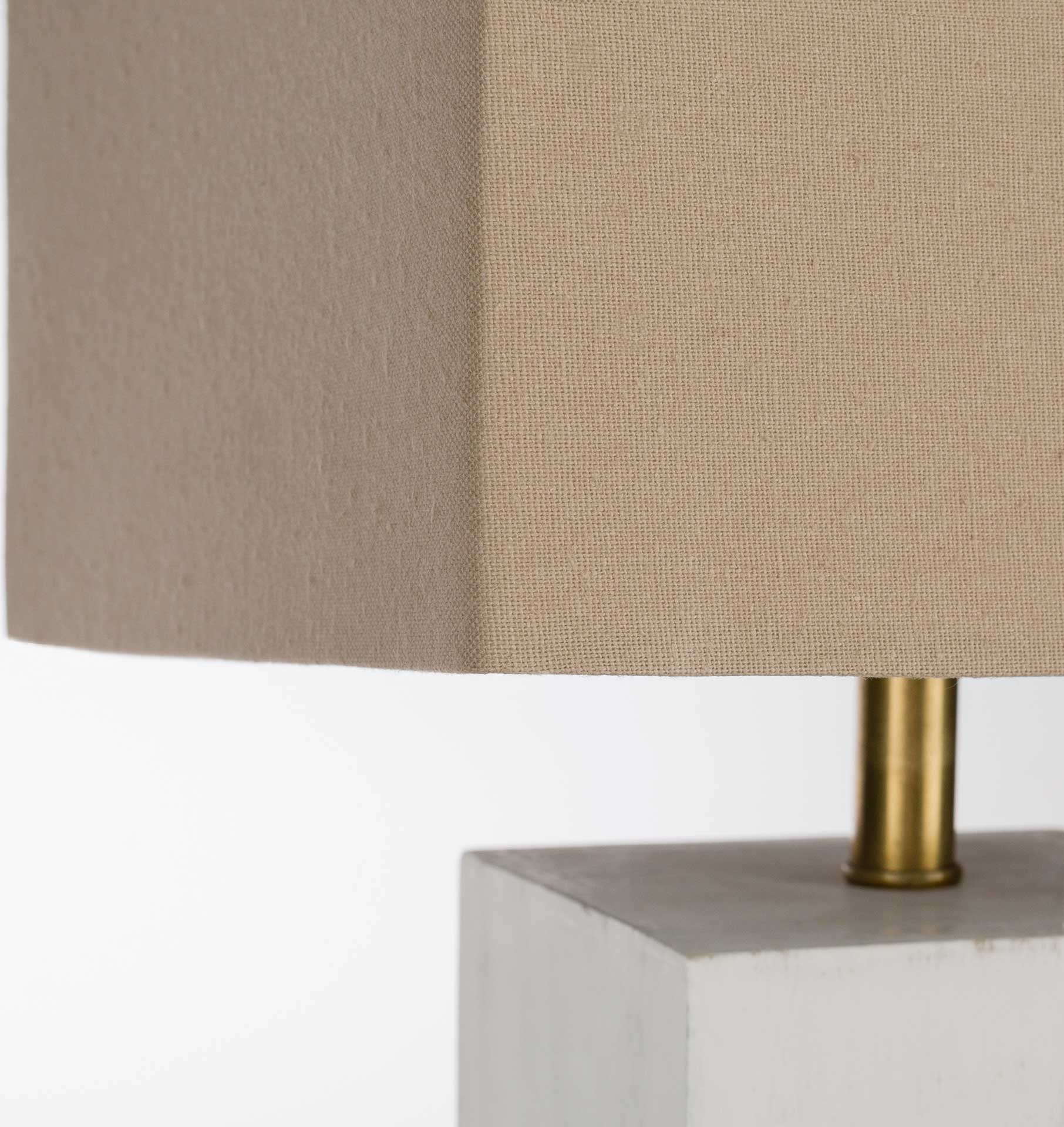 Cristian Table Lamp Taupe/White