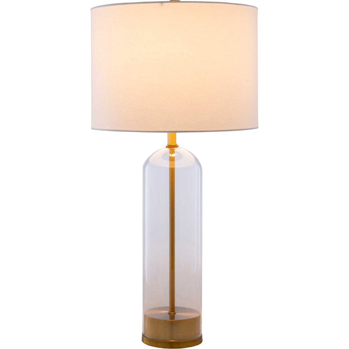 Carlos Table Lamp White/Gold