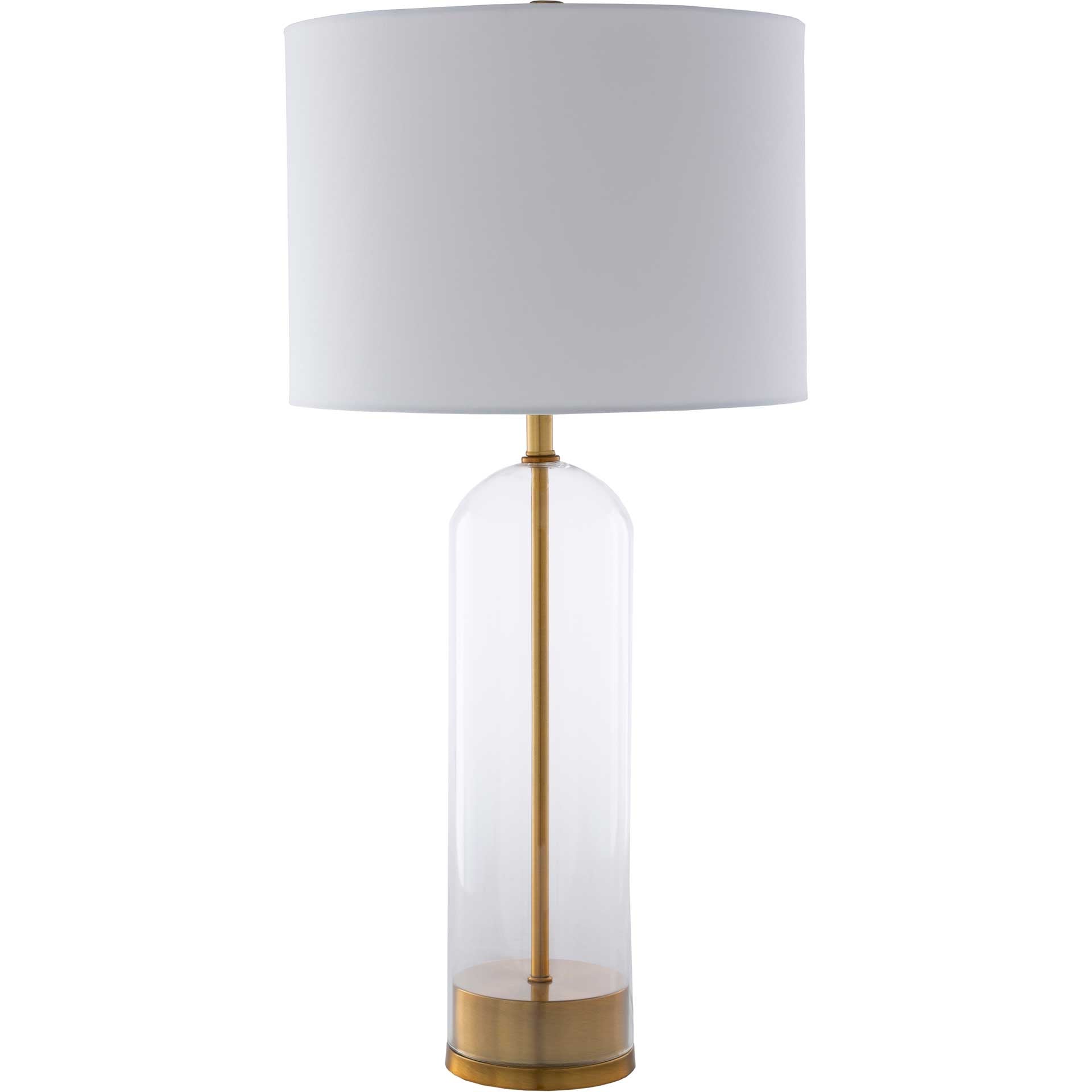 Carlos Table Lamp White/Gold
