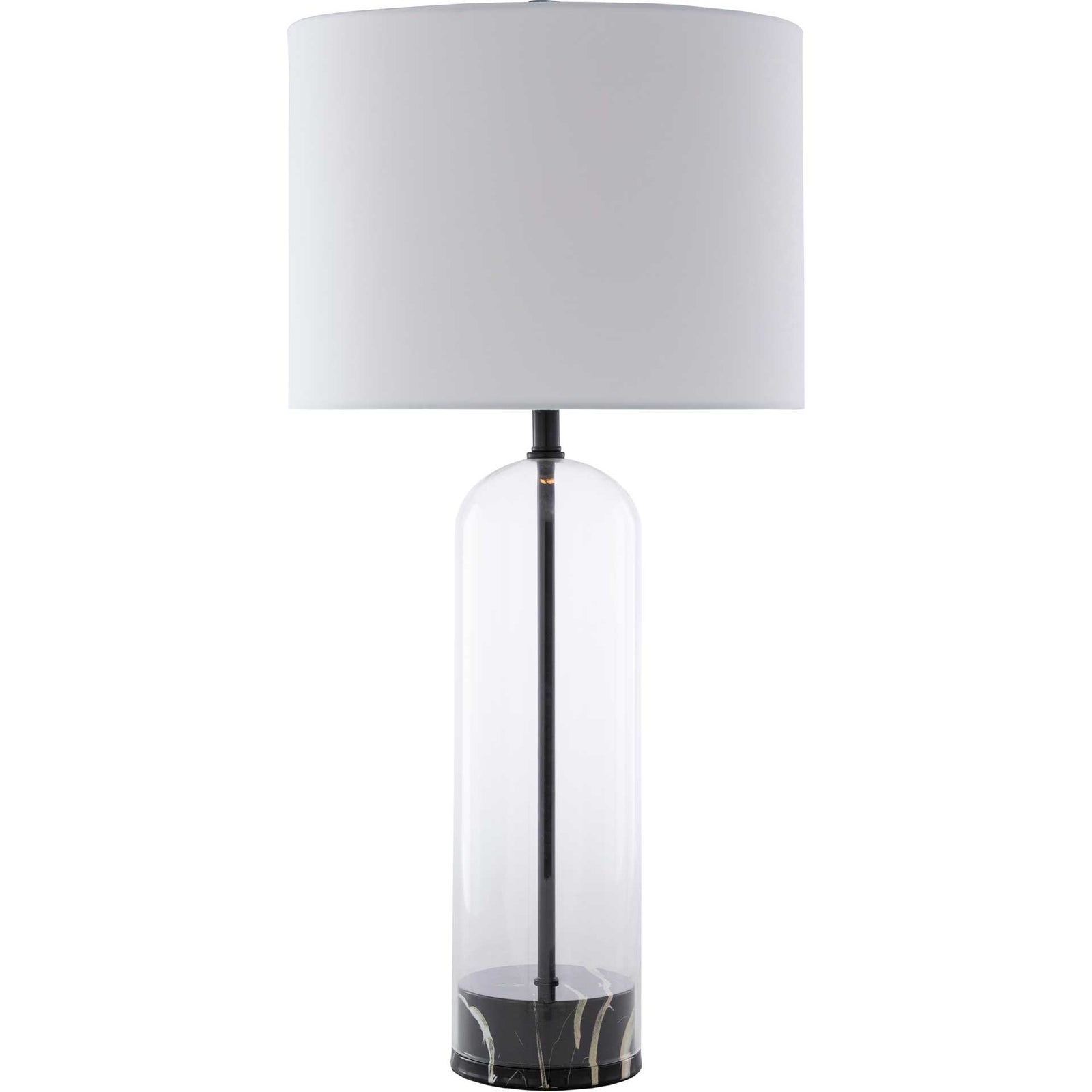 Carlos Table Lamp White/Black