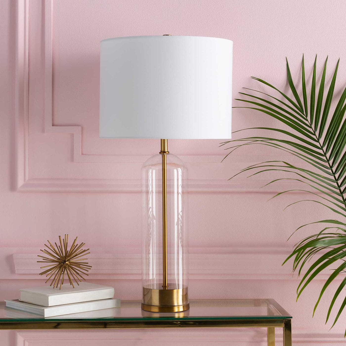 Carlos Table Lamp White/Gold - Froy.com