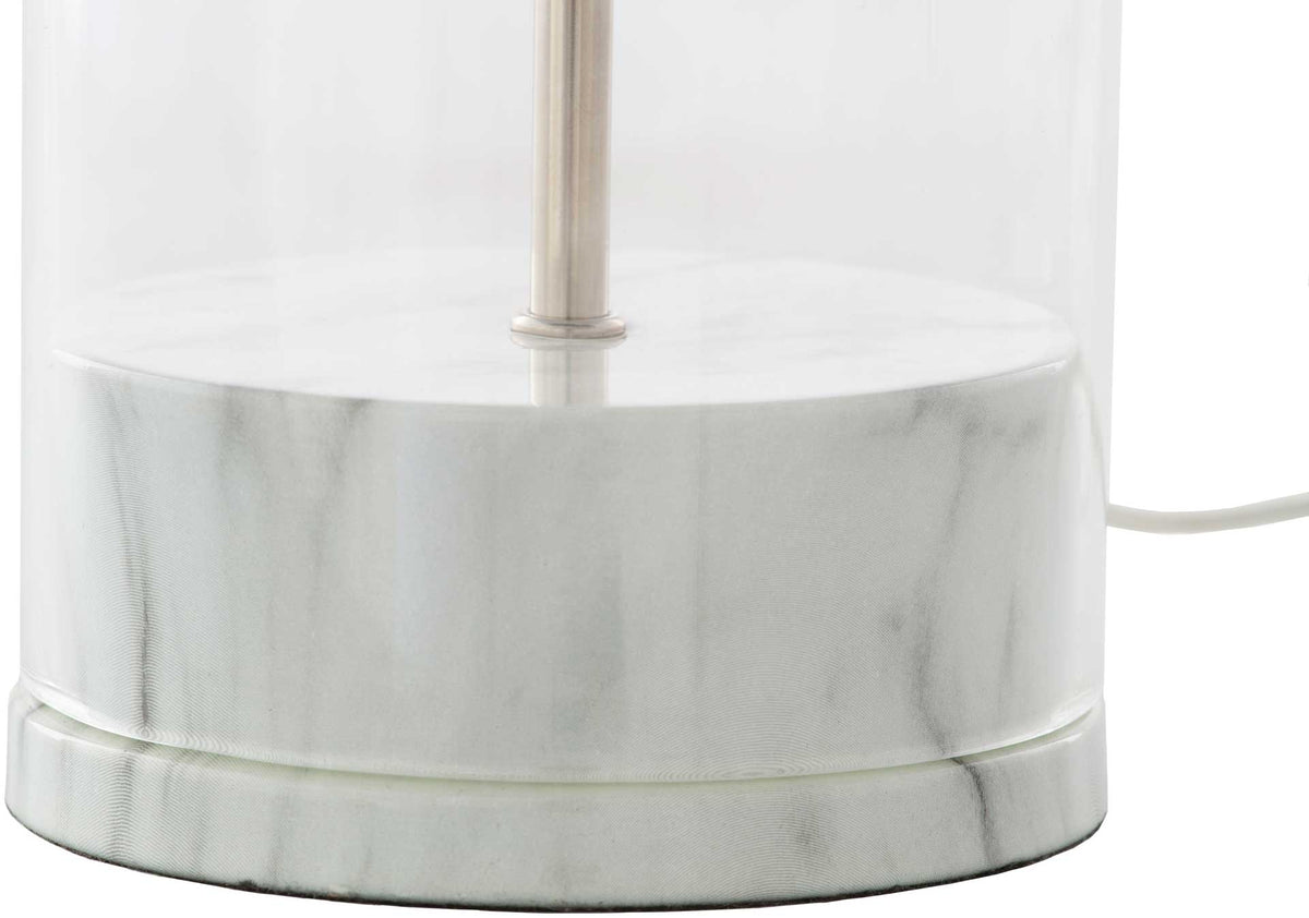 Carlos Table Lamp White/Light Gray